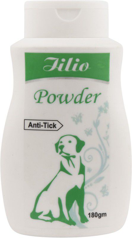 Iilio Anti-Tick Natural Powder with Neem extracts for Dog Fresh Cologne  (180 ml)