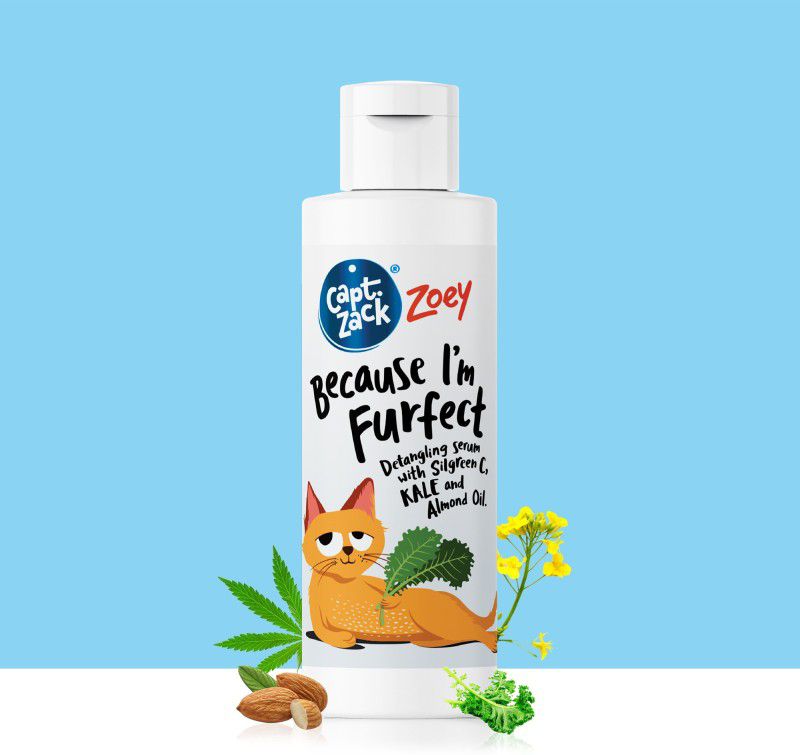 Captain Zack Zoey- Because I'm Furfect Cat Serum 100 ml Pet Coat Cleanser  (Suitable For Cat)