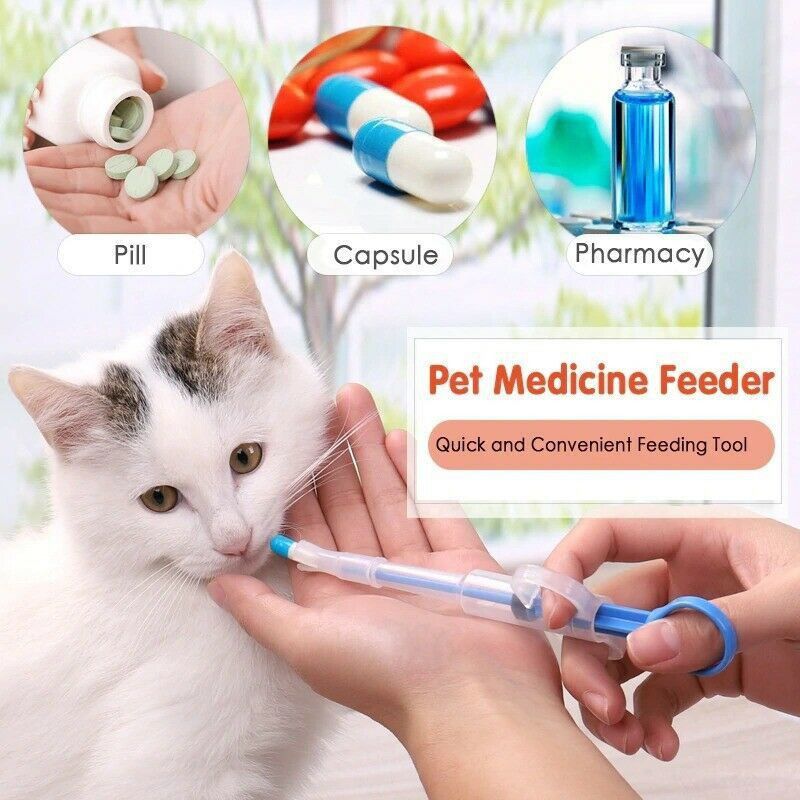 Gabbar ™Cats & Dogs 1PCS Pet Syringe Tablet Pill Gun Piller Push Dispenser Medicine Pet Health Supplements  (1 mg)
