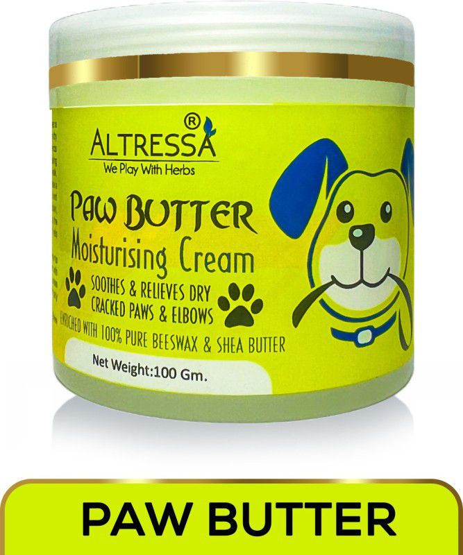 ALTRESSA Paw Butter Healing Cream for Dogs & Cats Calms Skin Irritations Hot Spots Wounds Pet Spa Kit