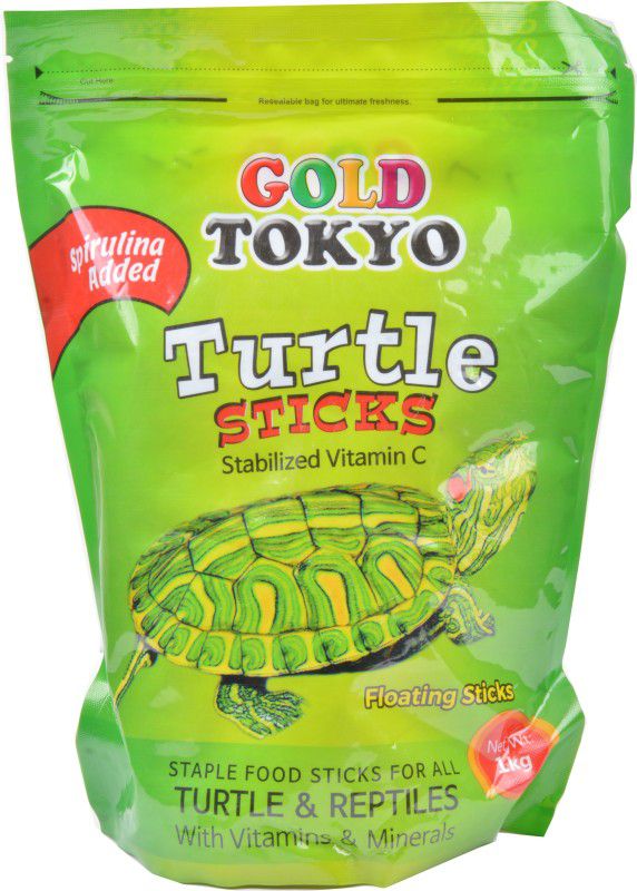 Gold tokyo turtle stickes with vitamins and minerals 1 kg Wet Adult Turtle Food