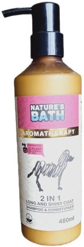 Nature's Bath 2 in 1 shampoo & conditioner with Aromatherapy (480 ml) Pet Conditioner  (480 ml)