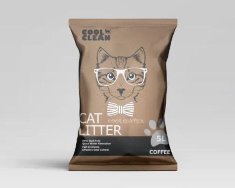 KAPOOR PETS cool clean Ball Shaped Cat Litter, 5kg- Single Piece Pet Litter Tray Refill