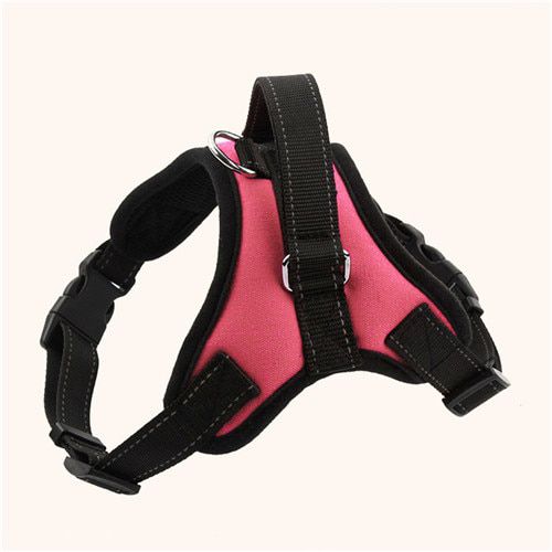 Durable Nylon  Harness Reflective Adjustable Big  Harness Pet  Walk Out Harness Vest Collar For Small Medium Large s