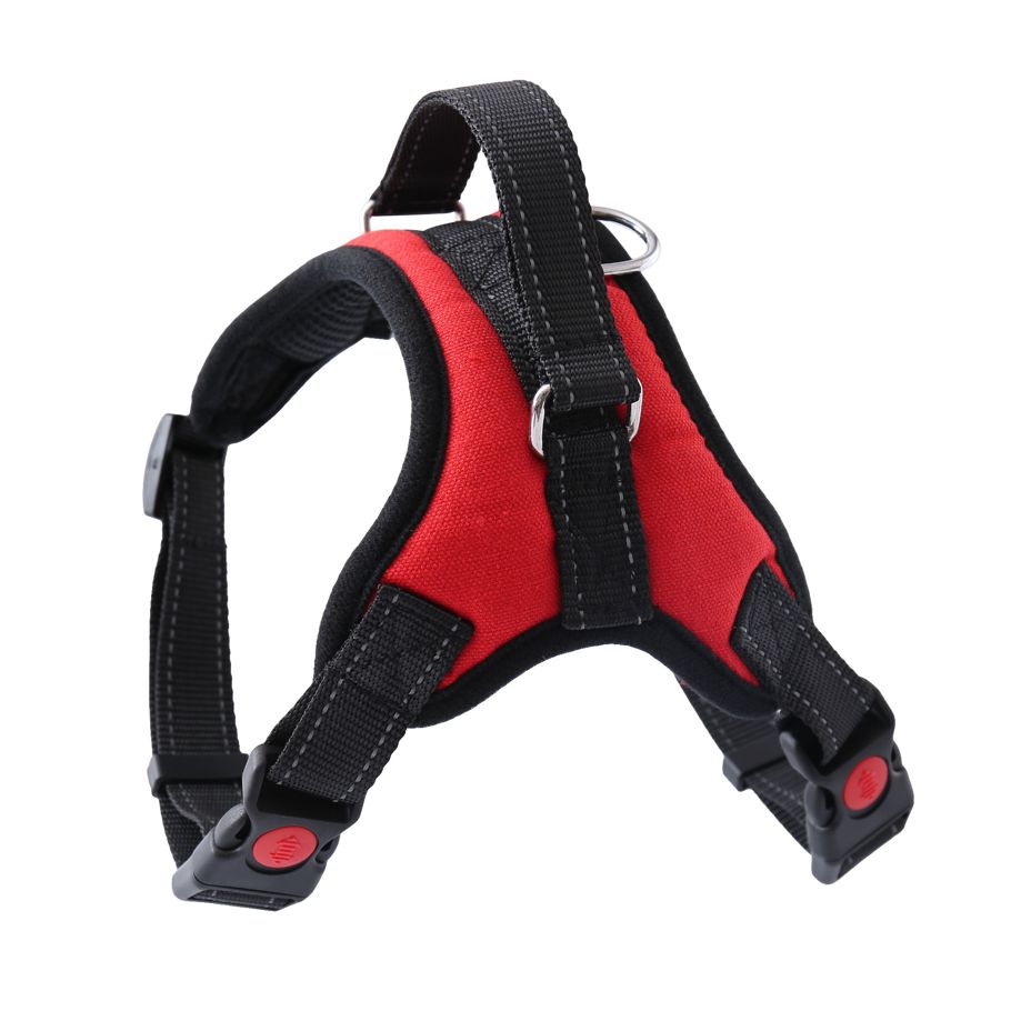 Adjustable Nylon  Harness No Pull Reflective Breathable Mesh  Harness For Small Medium Large s Pet  harness Leash