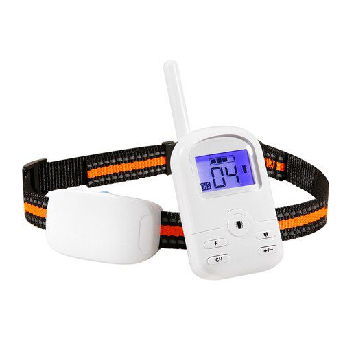 Newest Mini 1 TO 1 Portable Waterproof LCD Pet Electronic Collar White Fashion Remote Dog Training Device White