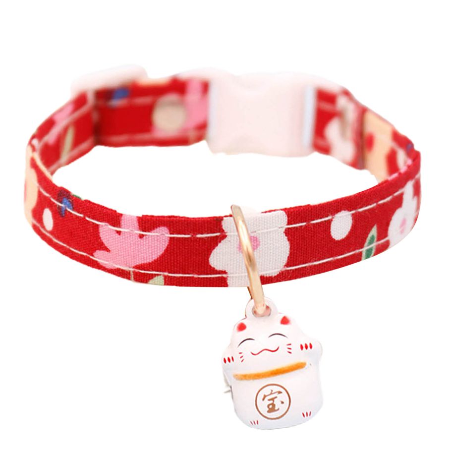 Puppy Collar Multi-color Kitten Dogs Festival Decor Collar with Bell