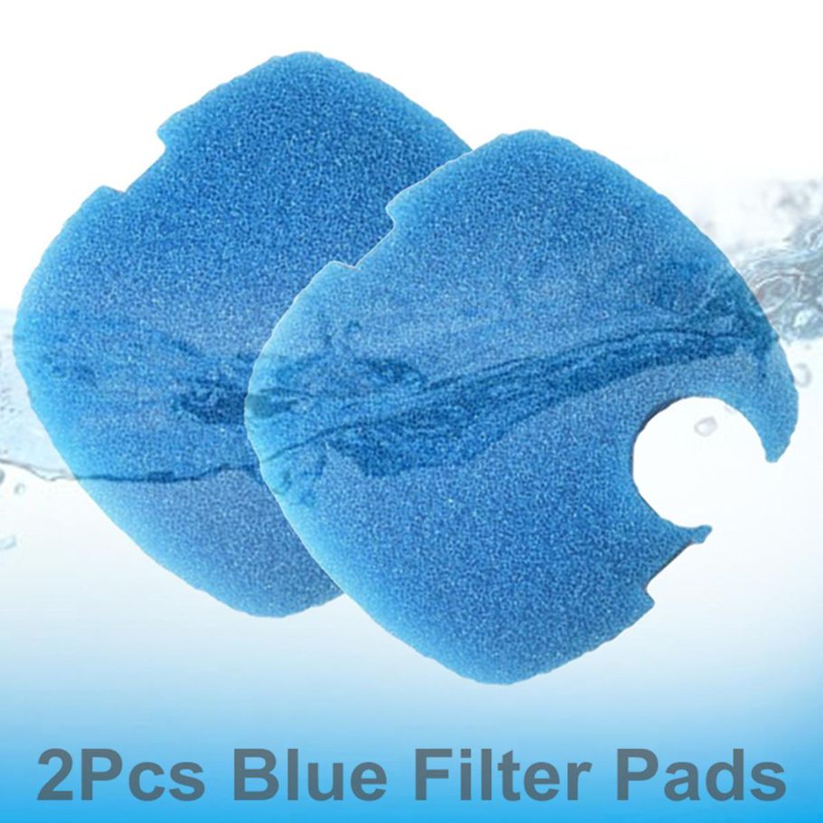 2Pcs Blue Aquarium Pet Supplies Replacement Filter Pads Foam Sponge For SUNSUN GRECH Canister  702AB/507AB - 702AB/507AB