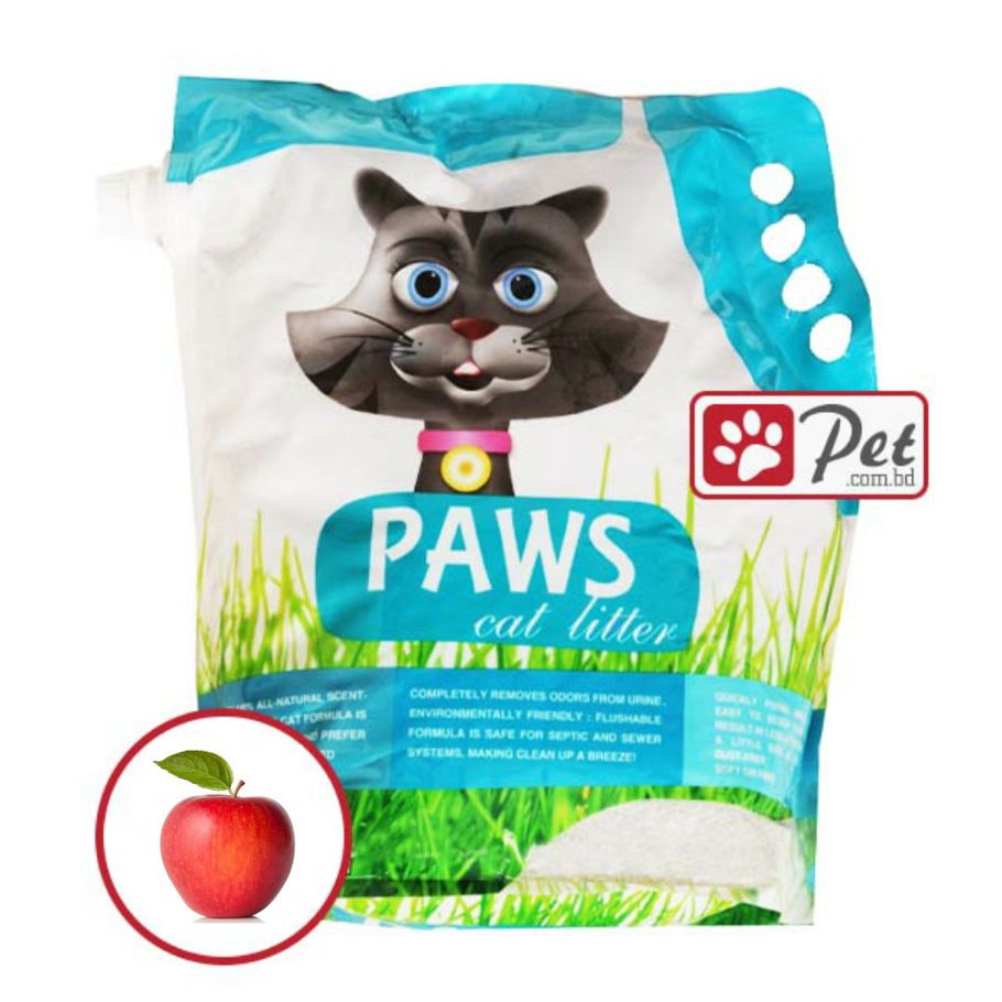 Paws Clumping Cat Litter – Apple (4.5kg)