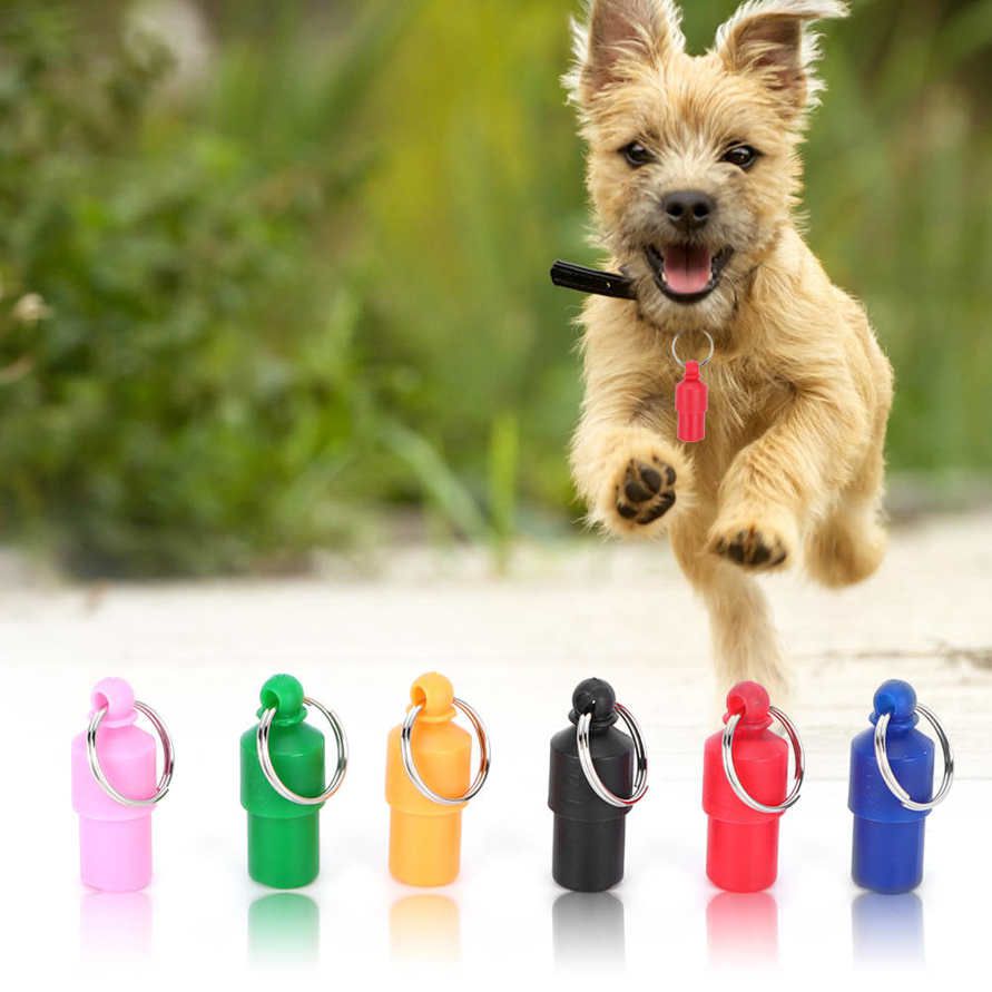 6Pcs Pet Anti-Lost Hanging Cat Dog Hollow Necklaces Label Information Decoration Colorful Anti-lost Sticker