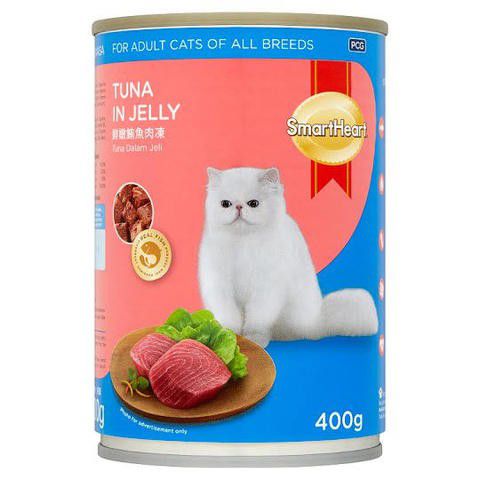 smartheart can 400grm tuna in jelly wet can food