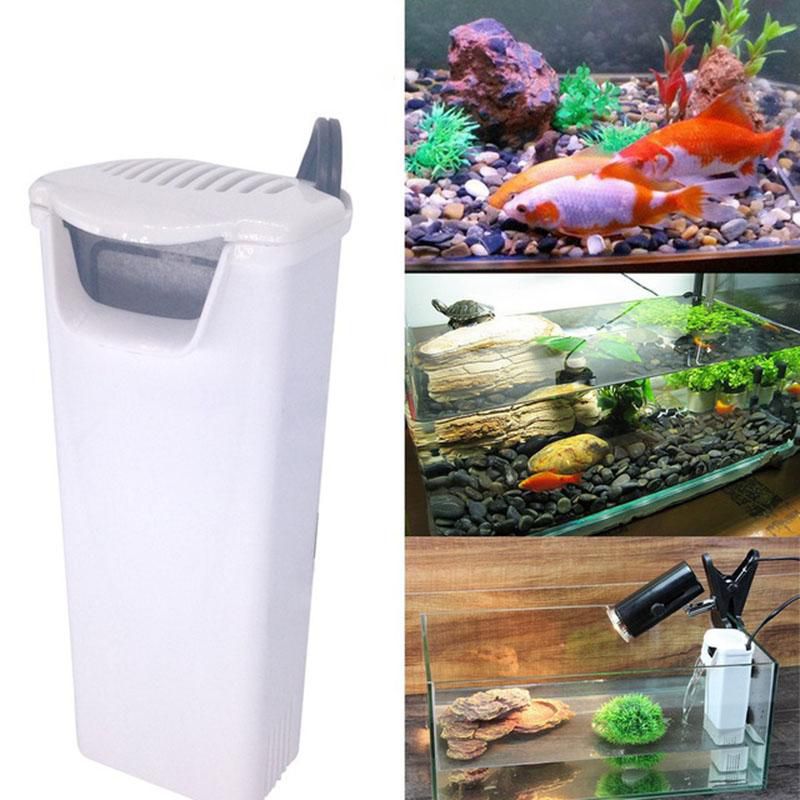 Internal Aquarium Filter Purifier Water Pump Turtle Pet Supplies Kit Fish Tanks Aquarium Terrarium Filter EU Plug -