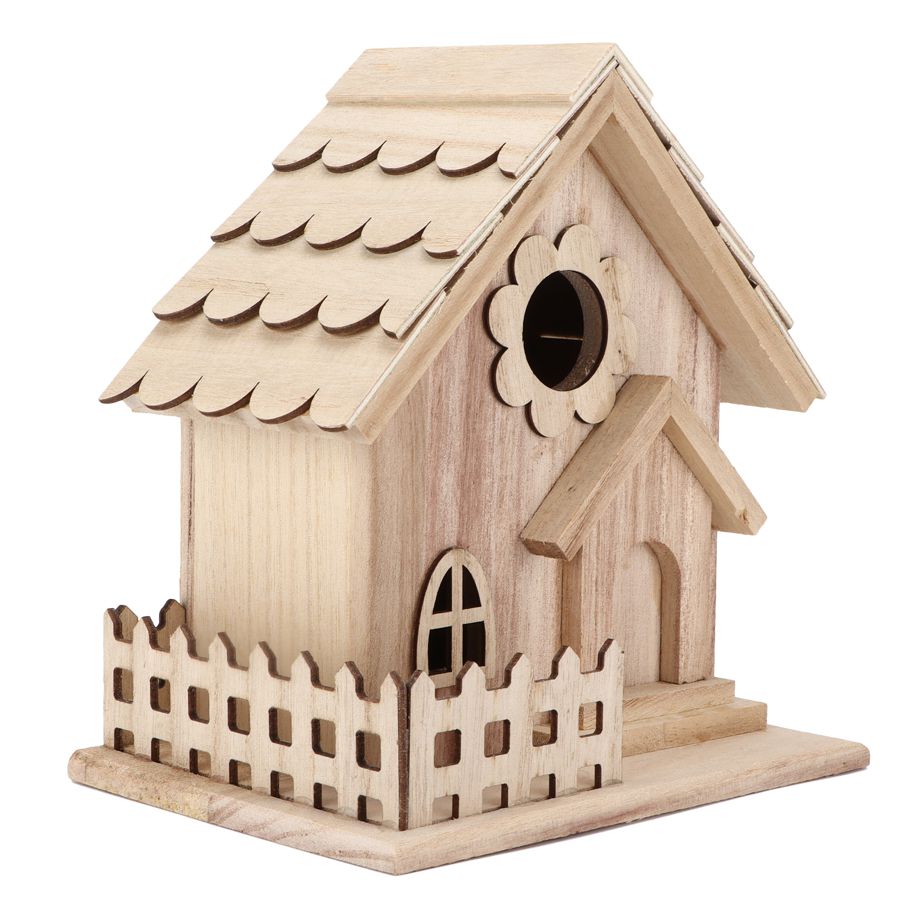 Birdhouses for Outdoors Paulownia Material Wooden Bird Nests Strong and Durable Garden Home Yard