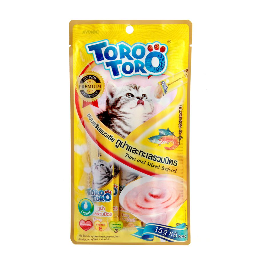TORO TORO CREAMY TREAT FOR CATS AND KITTEN 5PS 1 PACK