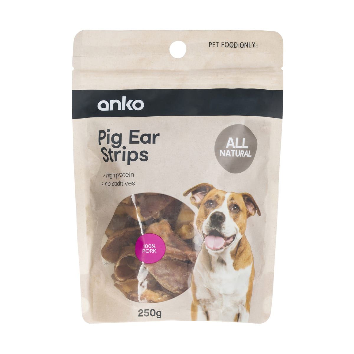 Pet Treat Pig Ear Strips