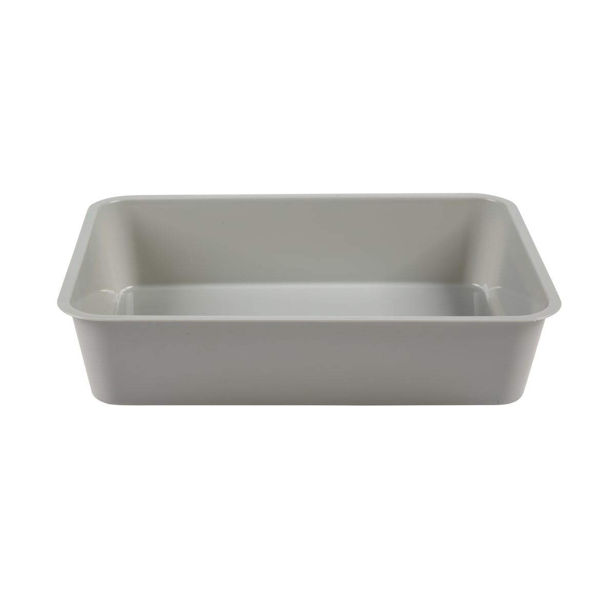 Cat Litter Tray Plastic - Grey