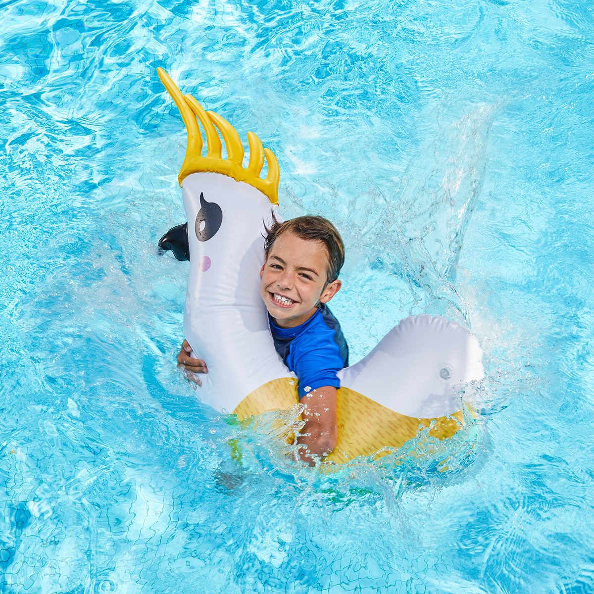 Inflatable Pool Rider - Cockatoo