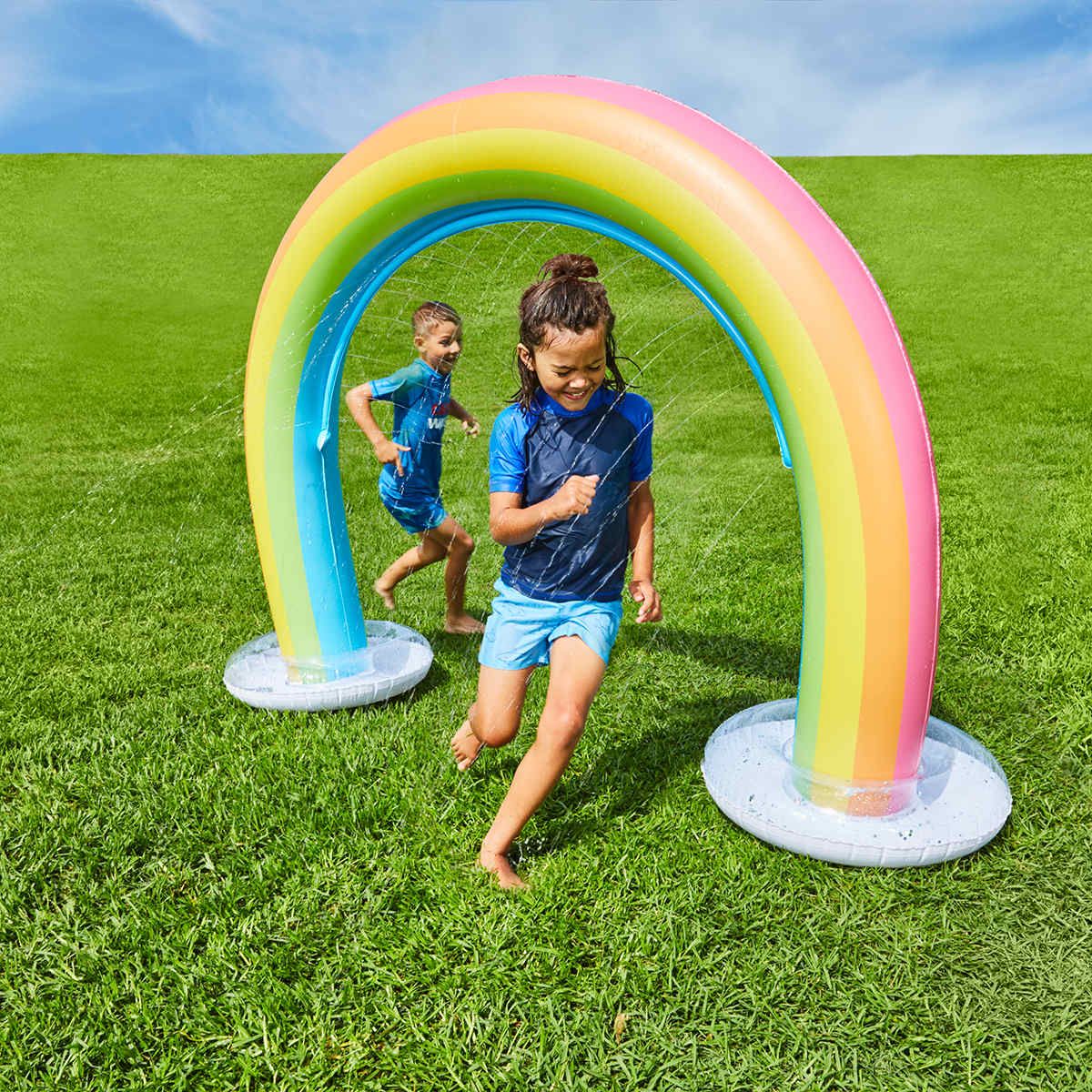 Inflatable Rainbow Tunnel