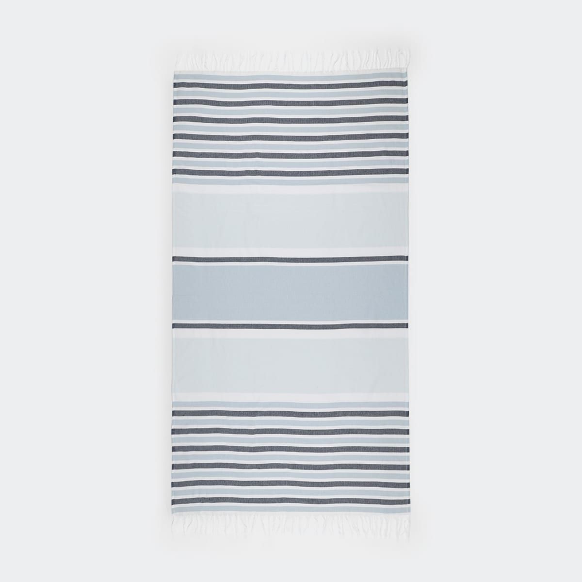 Turkish Beach Towel - Blue Stripe