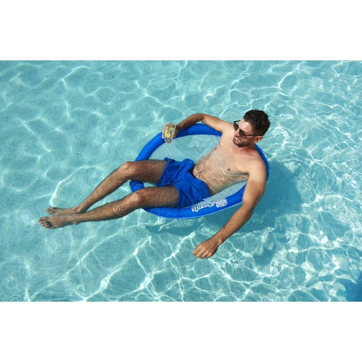 SwimWays Spring Float Papasan Pool Lounge Chair