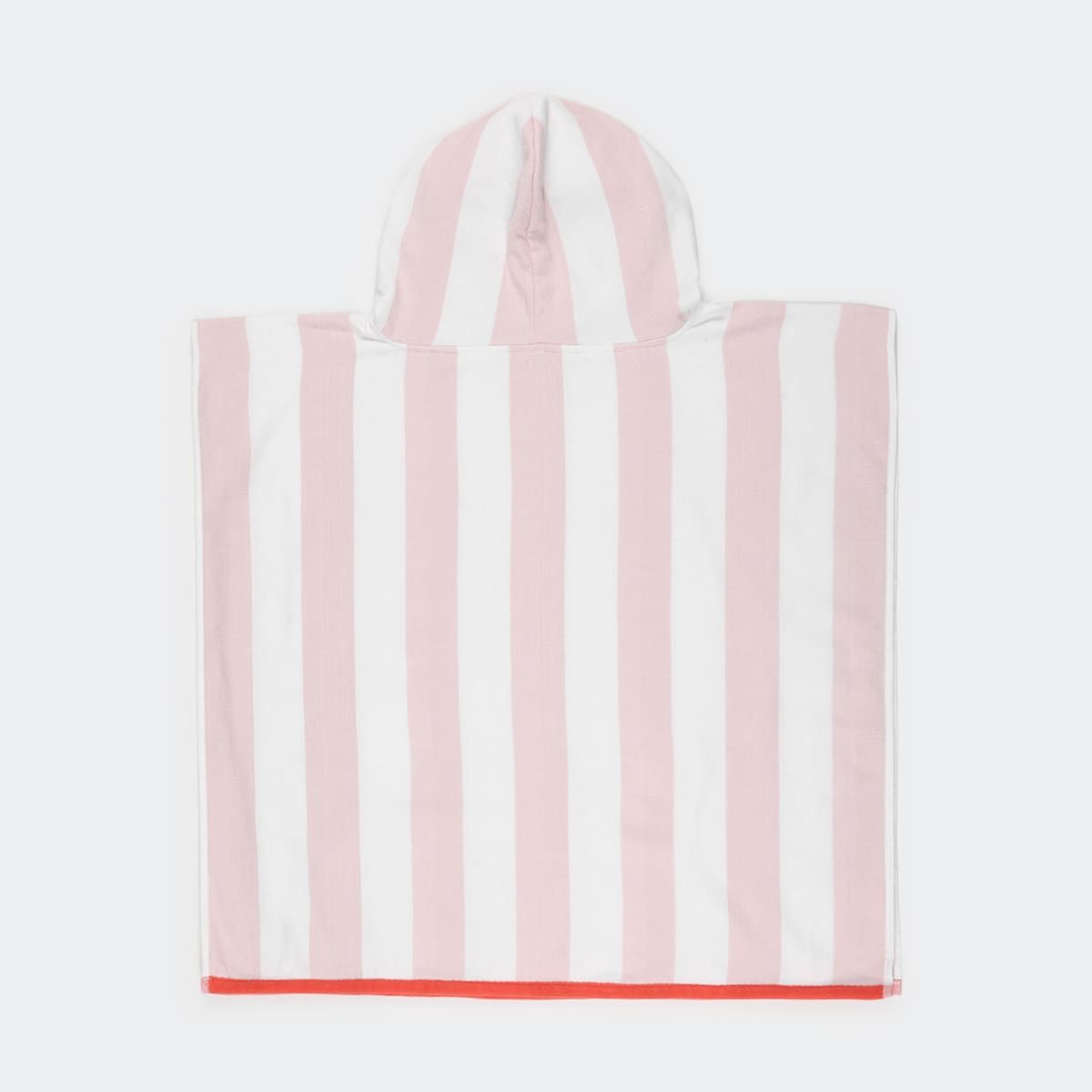 Kids Hooded Turkish Beach Towel - Pink