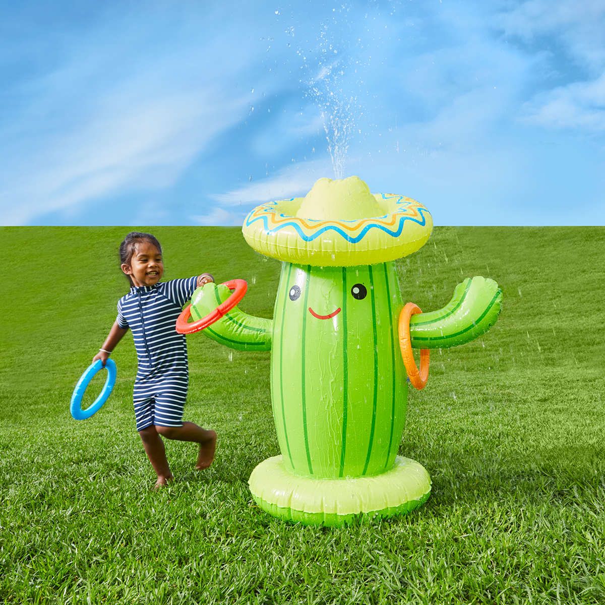 Inflatable Cactus Sprinkler