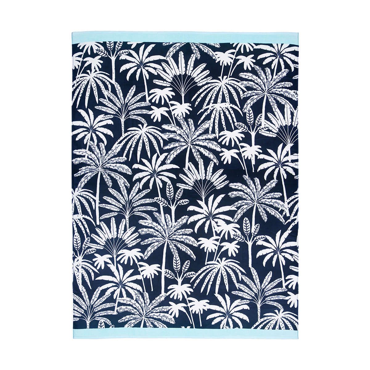Cotton Velour Beach Blanket - Palm