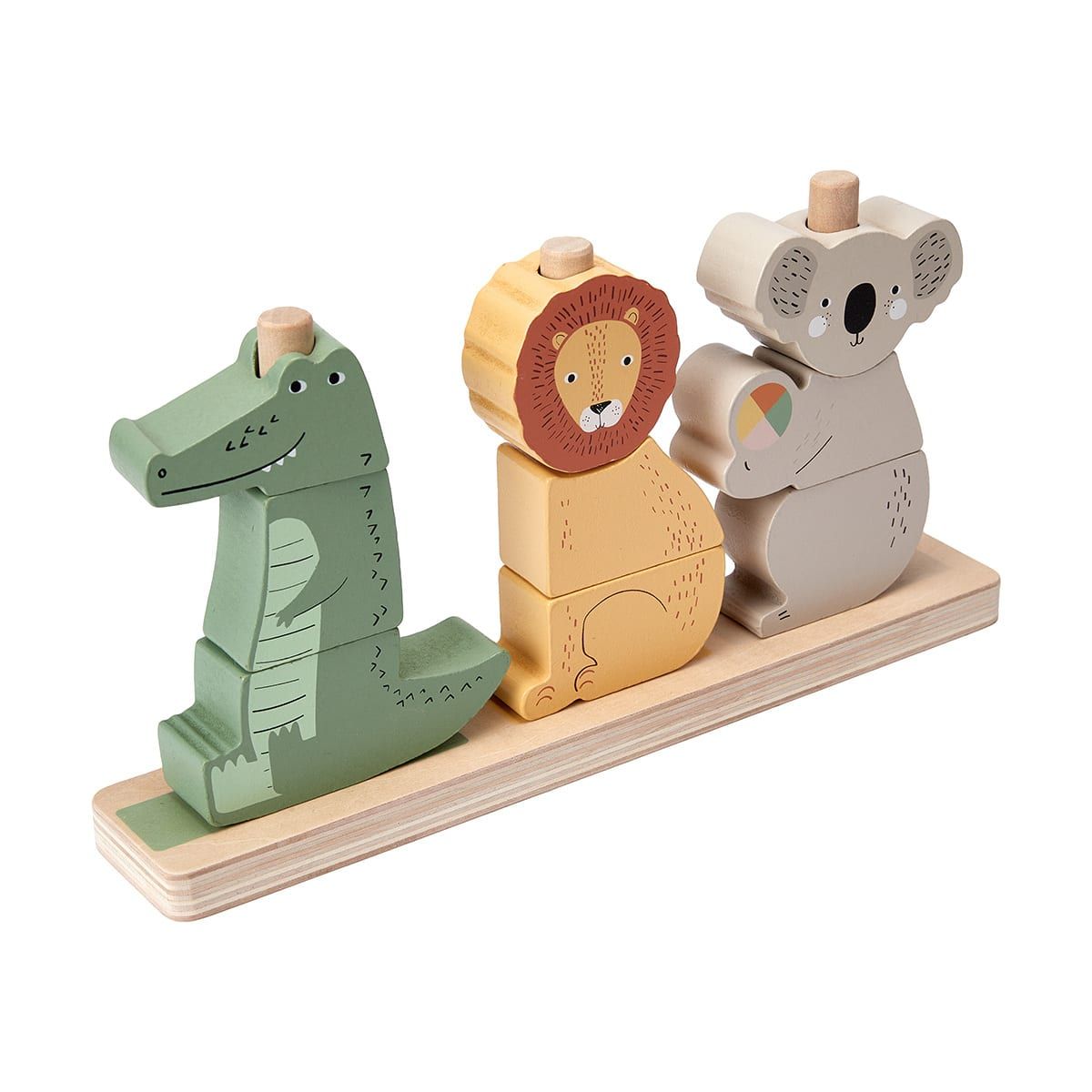 Wooden Stack & Sort Animals