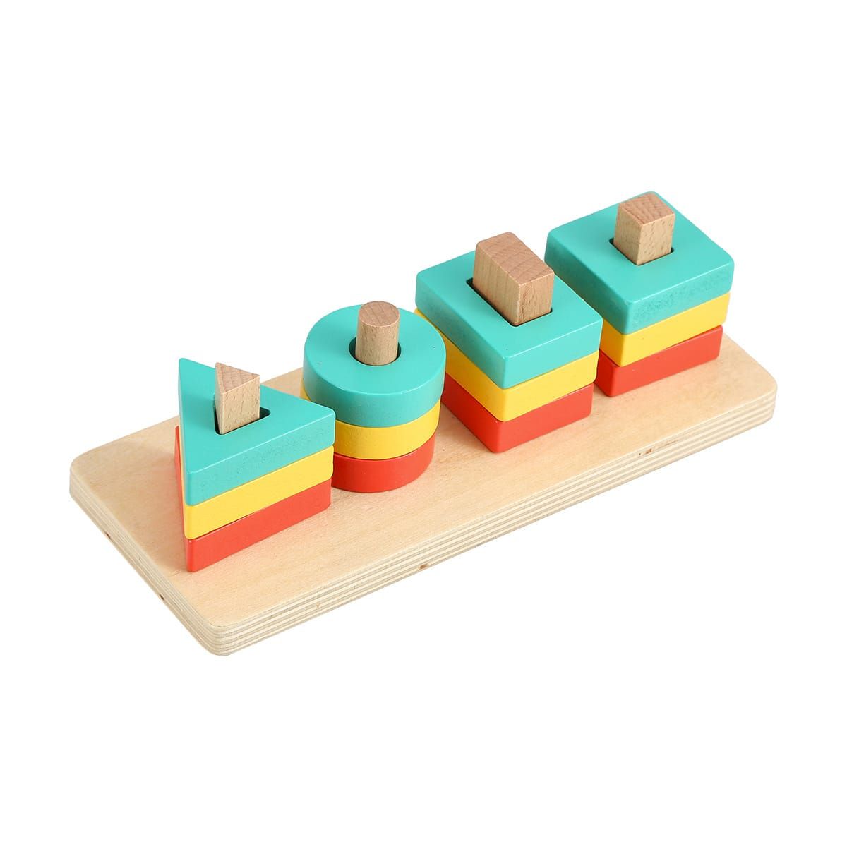Wooden Shape Stacker