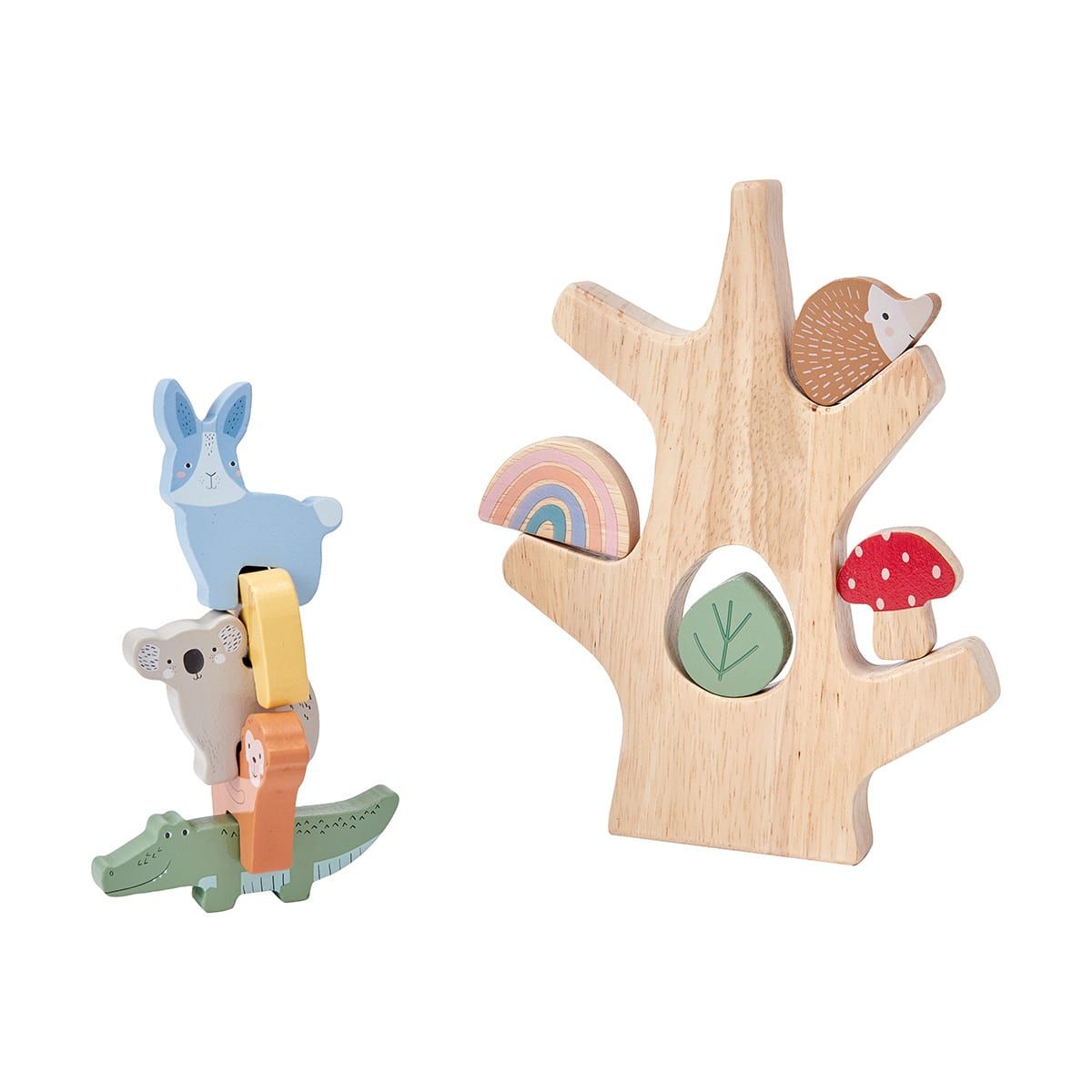 10 Piece Wooden Balance Tree