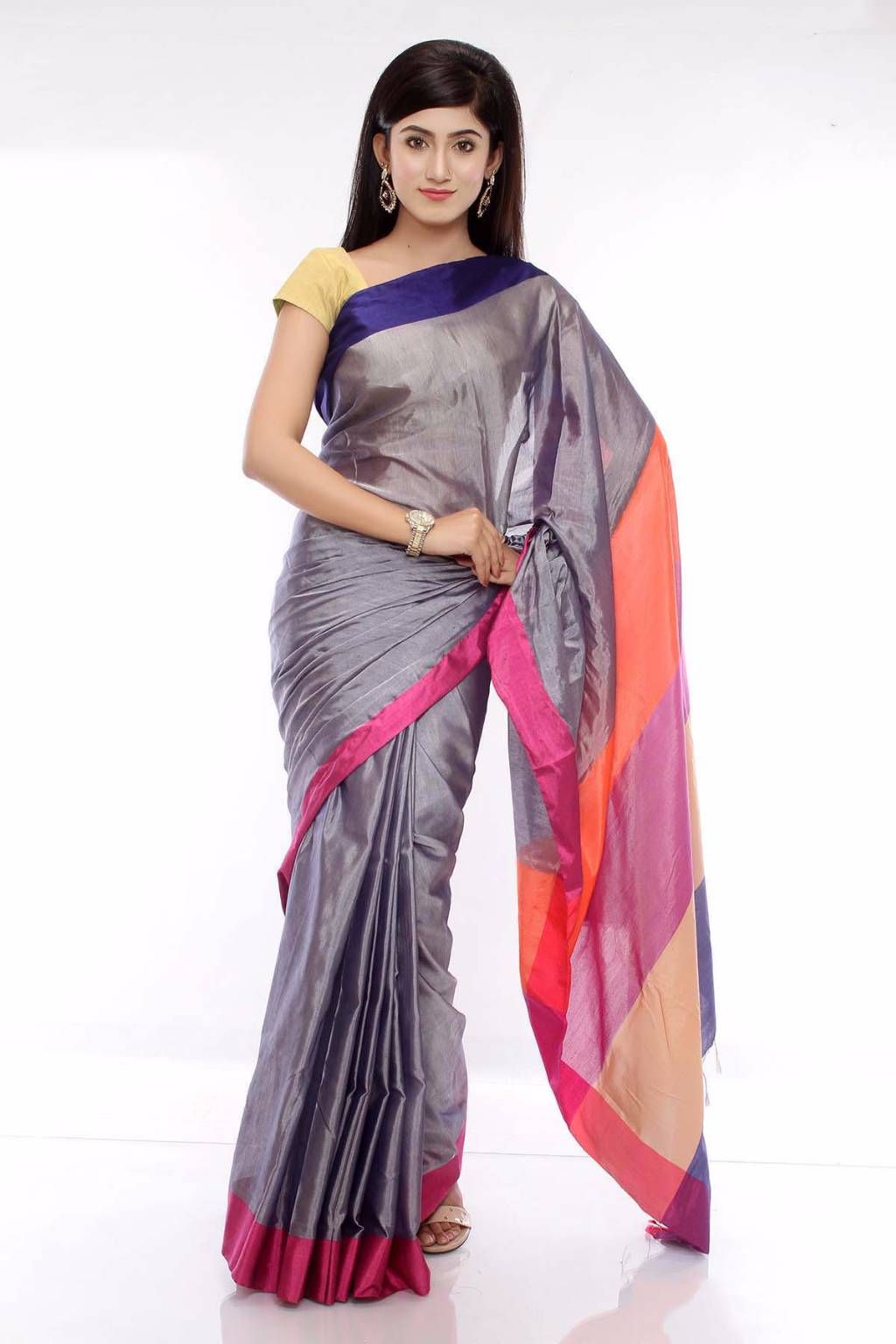 Taant Silk Sharee with Blouse Piece 
