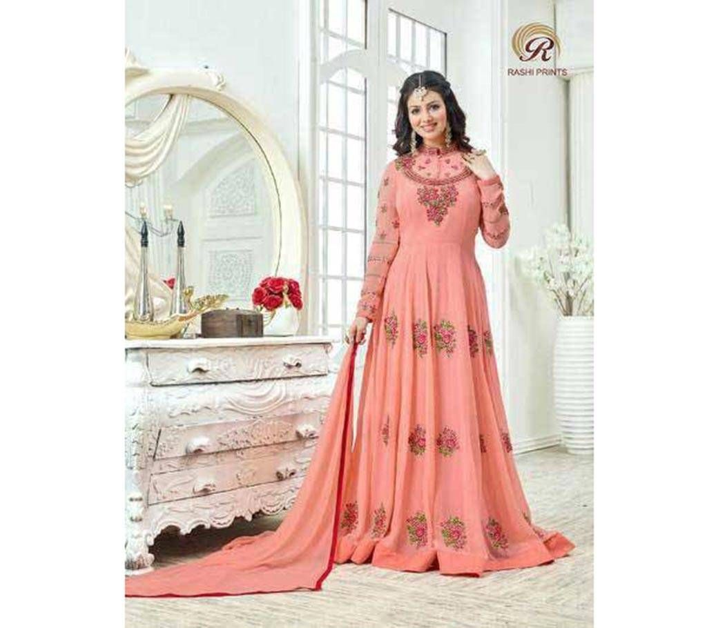 un stitched floor touch Indian Georgette dress-copy 