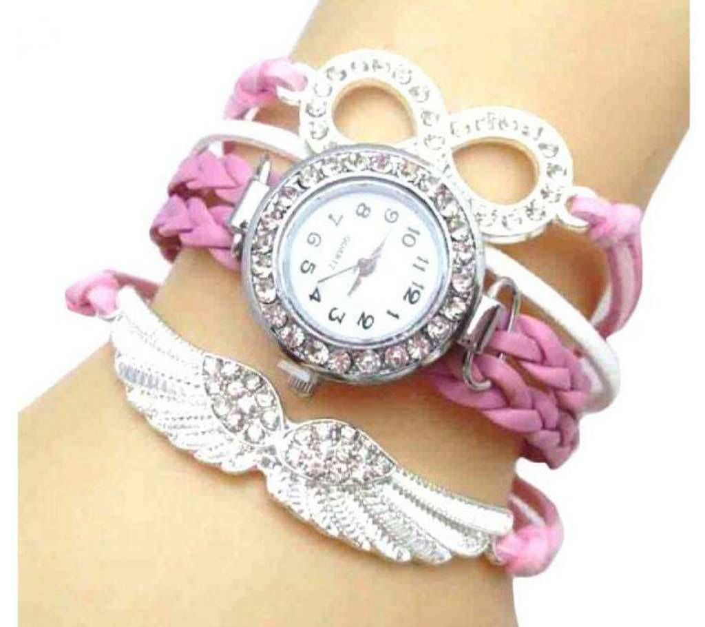 Ladies Bracelet Watch - Pink 