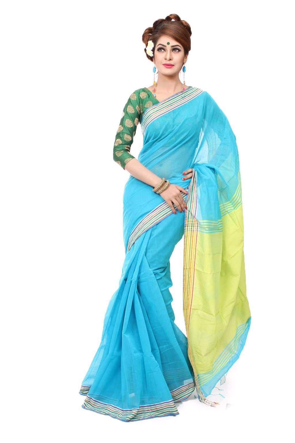 Silk Saree with matching blouse piece 
