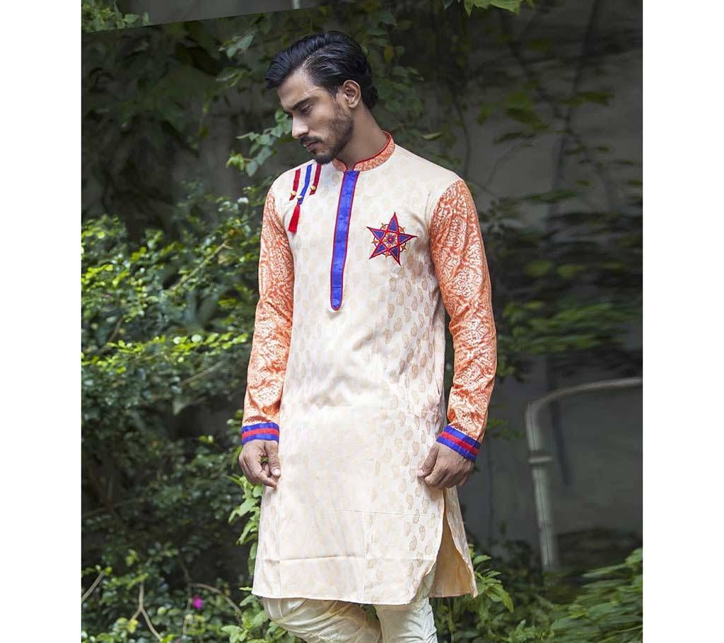 Gents Multicolor Cotton Punjabi