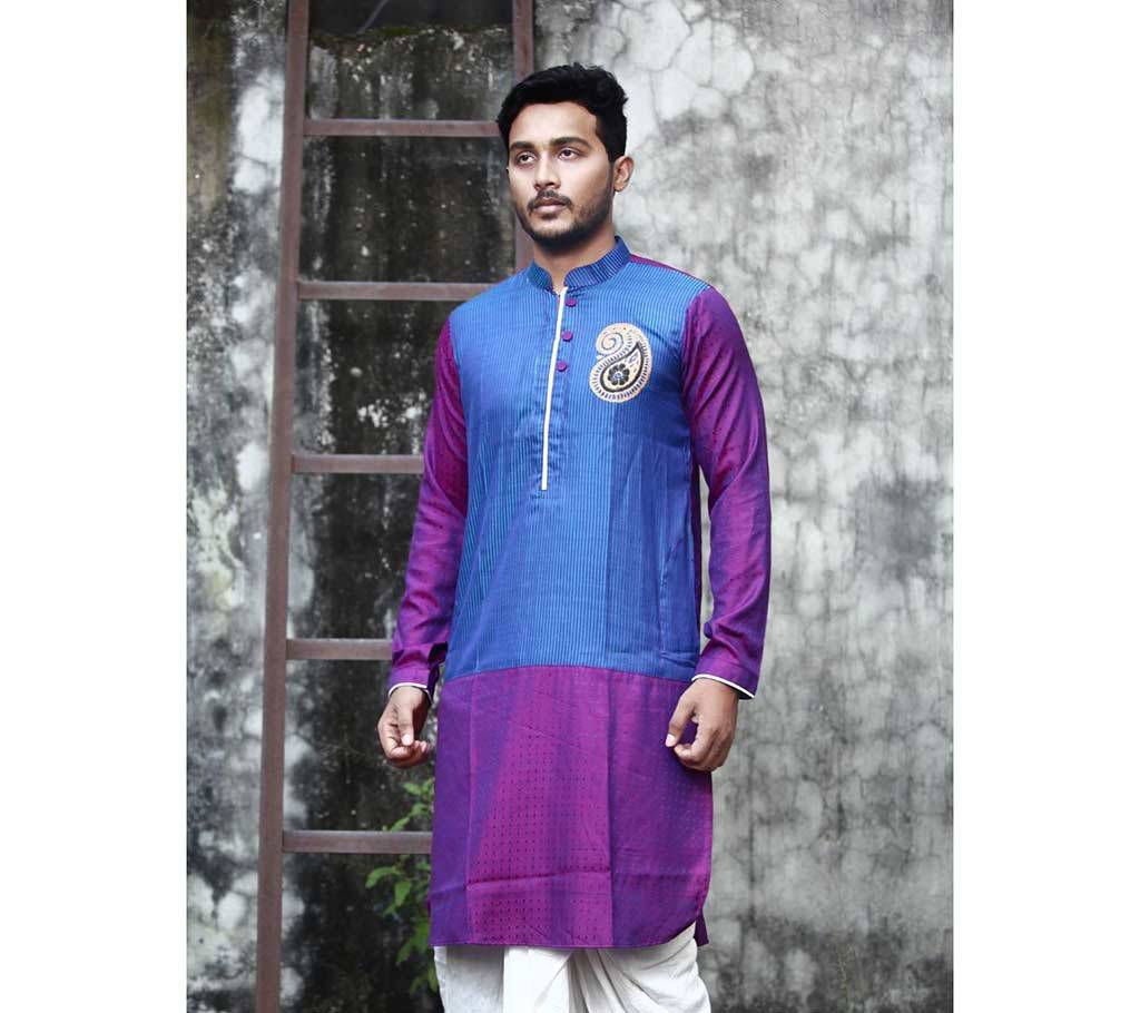 Gents Colorful Cotton Punjabi