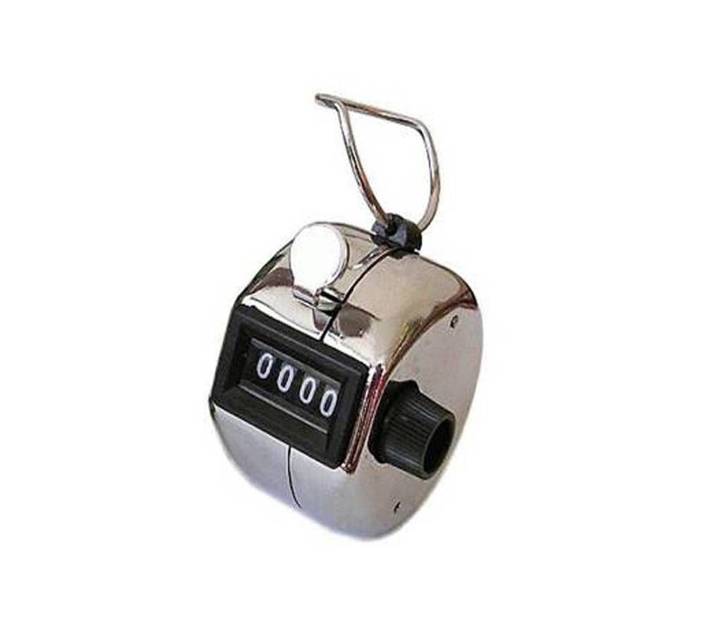 4 Digits Number Metalic Hand Tally Counter