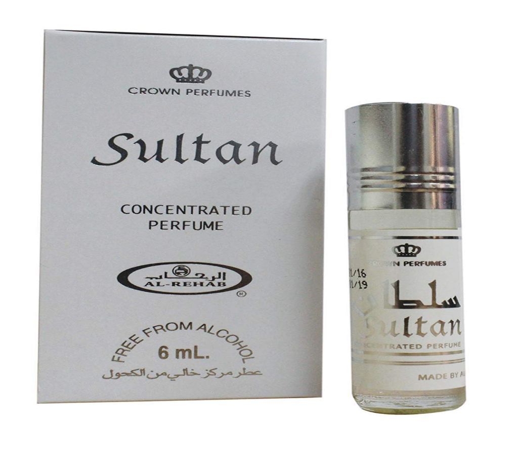 Al Rehab Perfumes Roll-on Sultan Concentrated Attar (6 ml)