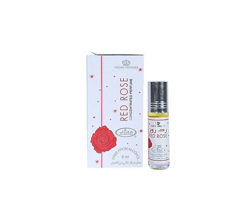 AL REHAB Red Rose Attar for Men - 6ml (UAE)