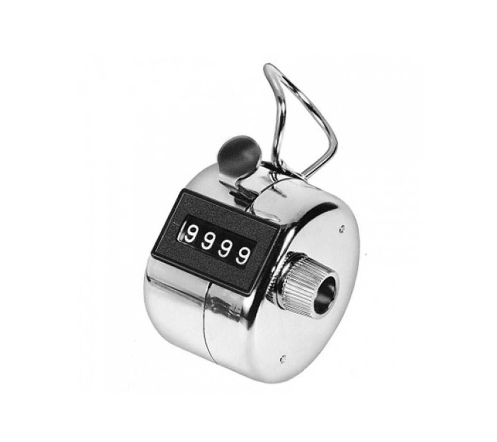 4 Digits Number Metalic Hand Tally Counter