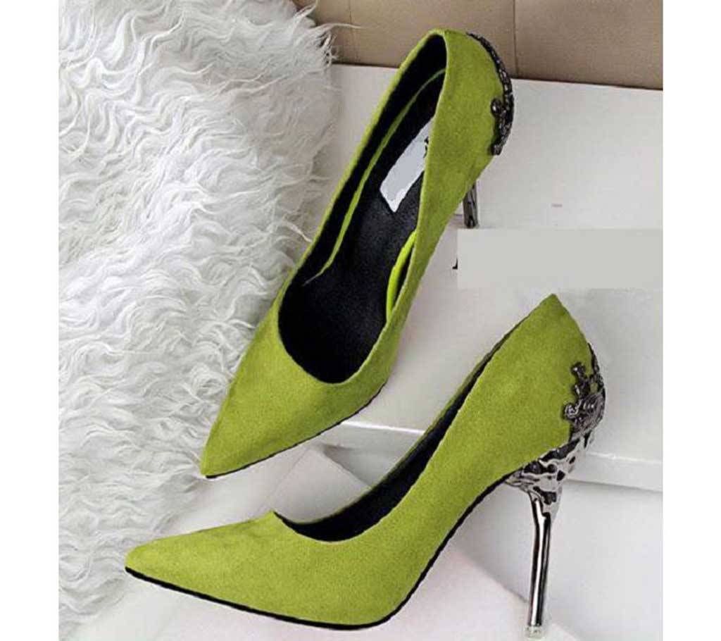 OLIVE LADIES HEEL SHOES 