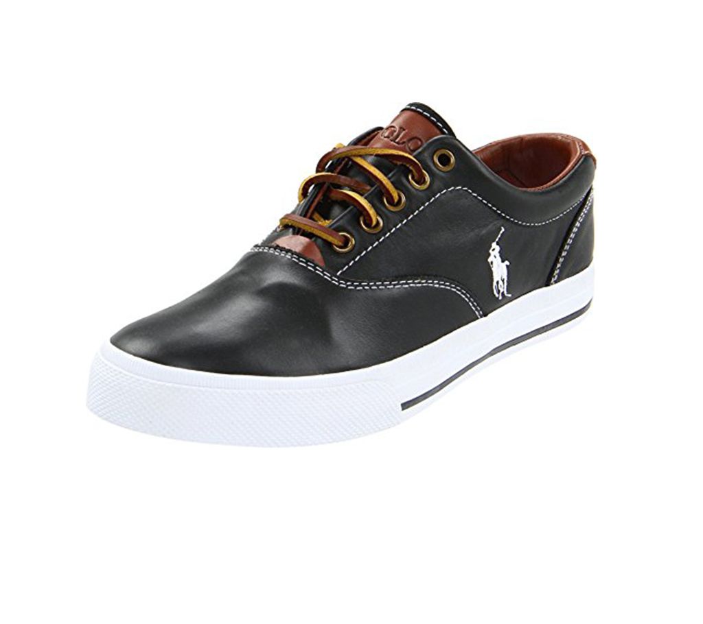Polo Ralph Lauren Mens Vaughn Leather Sneaker 
