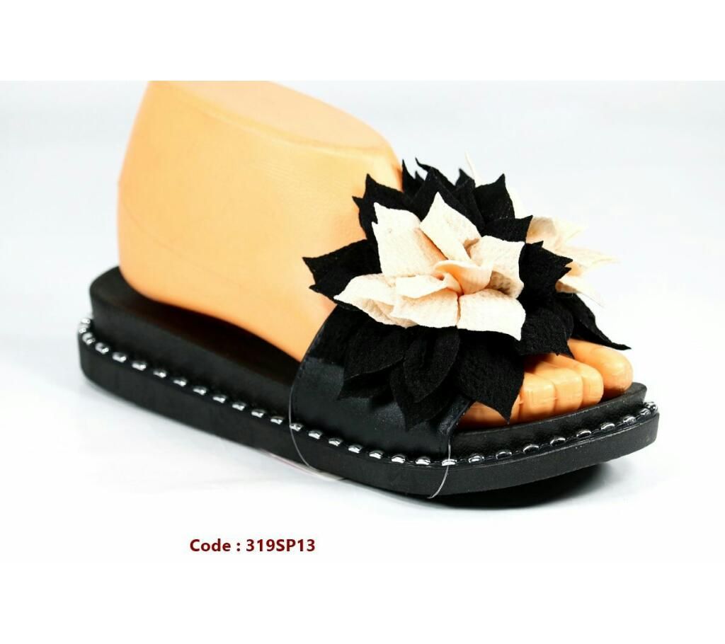 Ladies Floral Slipper Sandals 