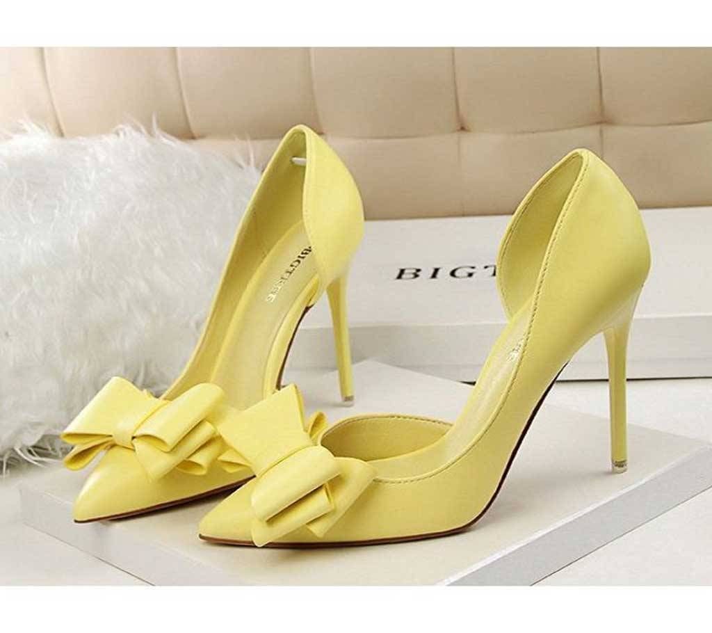 YELLOW LADIES HEEL CODE: 3168