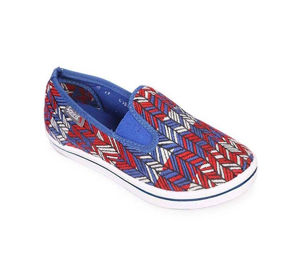 Sprint Red/Blue Ladies Walking Shoe
