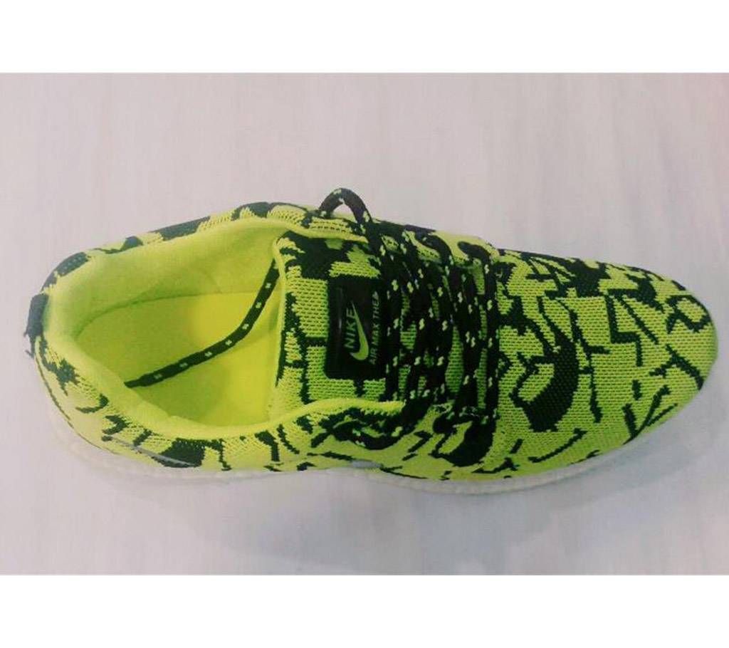 Mens causal tiger printed keds