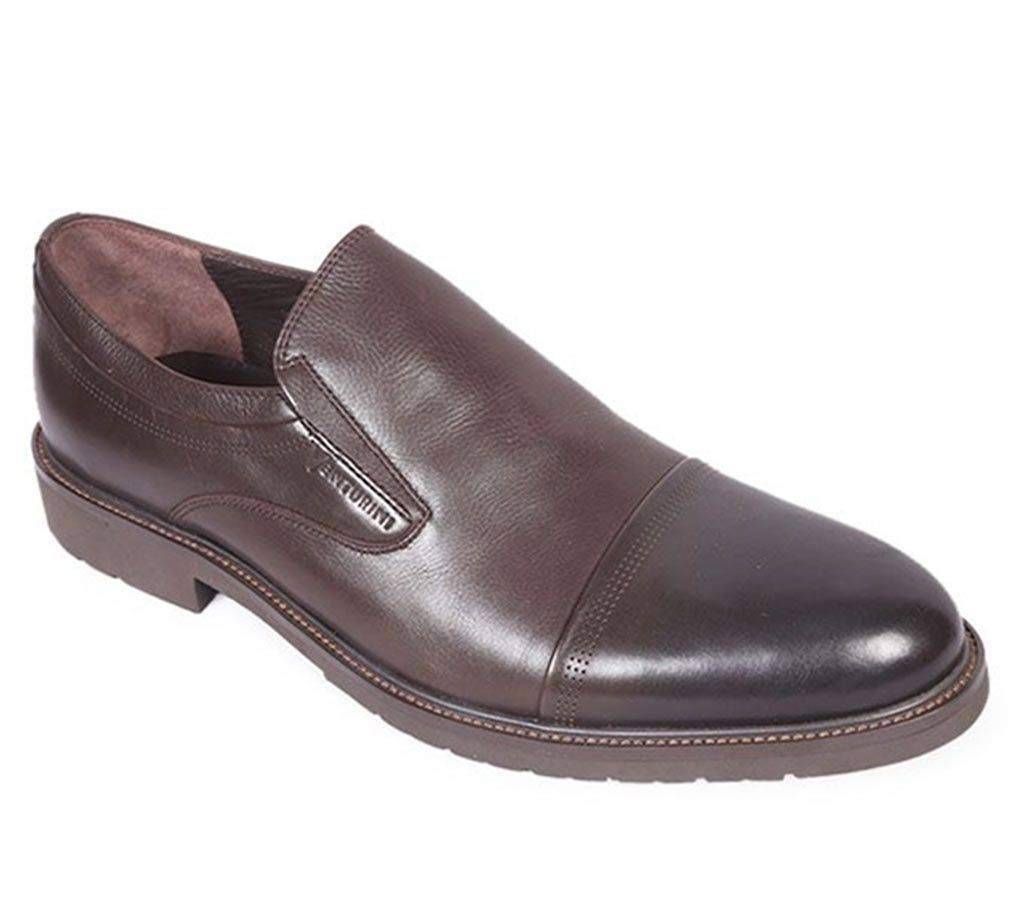 Venturini Men's Bron Smooth Leather Formal Heel Shoe

