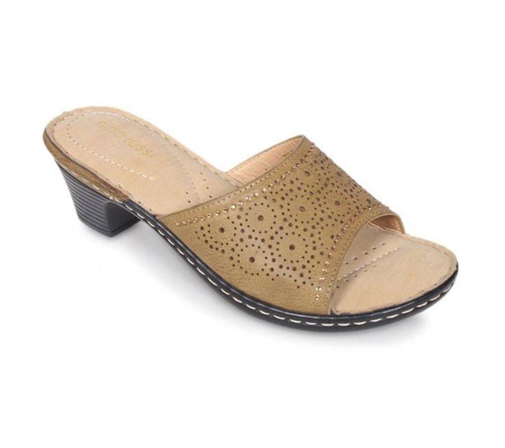 Nino Rossi Beige Color Leather Ladies Heel Sandal