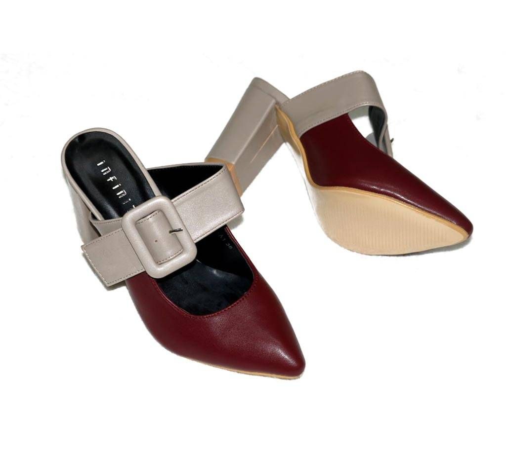 Artificial Leather Ladies Heel