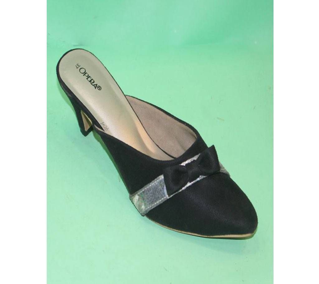 Artificial Leather semi Heeled Sandal for Women